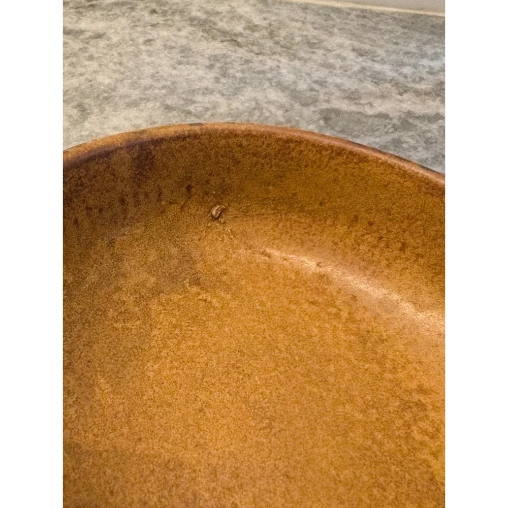 Vintage McCoy Pottery Canyon 1413 USA Mesa Bowl